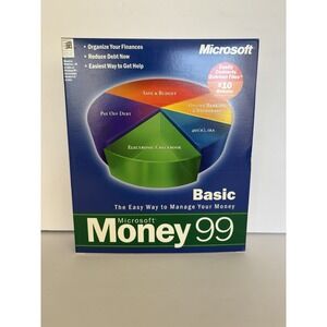 Microsoft Money 99 Basic Organize Finances‎ Manage For Windows